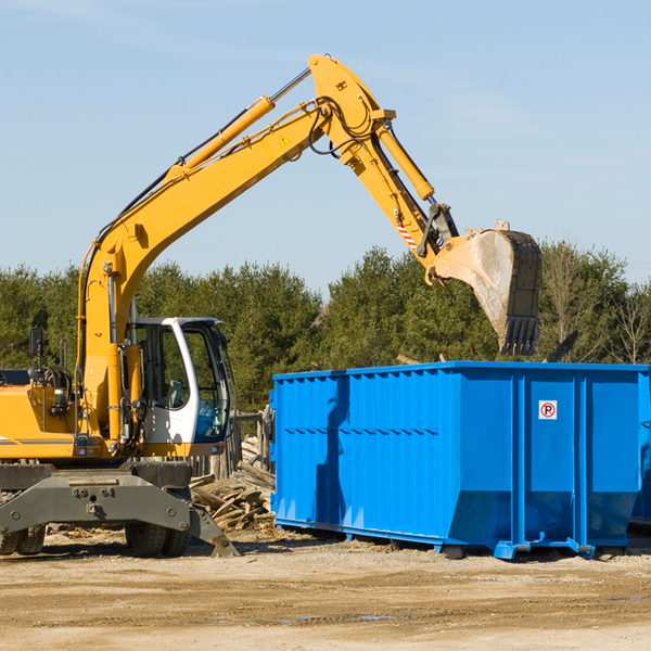 what are the rental fees for a residential dumpster in Pine Ridge at Crestwood